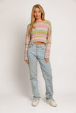 Sandra Ribbed Stripe Sweater