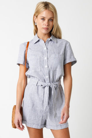 Eve Chambray Romper