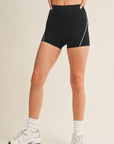 Sloane Biker Shorts- Black