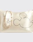 Kitsch & Mickey and Minnie Satin Pillowcase Mr. Mouse -Cream - sanitystyle