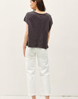 Zia Exposed Seam Top