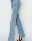 Holly High Rise Ankle Slit Jeans