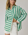 Kimberly Stripe Oversized Shirt