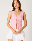 Lilly Tie Front Tank