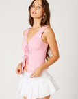 Lilly Tie Front Tank