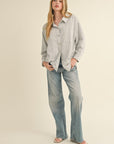 Alliya Stripe Gauze Buttondown