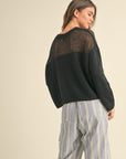 Sharon Sheer Sweater