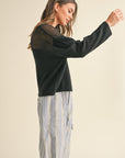 Sharon Sheer Sweater