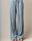Corin Stripe Velvet Pajama Set