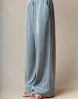Corin Stripe Velvet Pajama Set