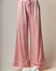 Corin Stripe Velvet Pajama Set