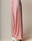 Corin Stripe Velvet Pajama Set