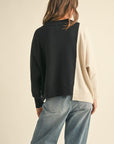 Cal color block sweater