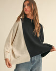 Cal color block sweater