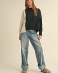 Cal color block sweater