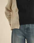 Cal color block sweater