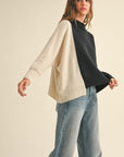 Cal color block sweater