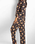 Gingerbread Print Pajama Set