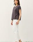 Zia Exposed Seam Top