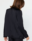 Nora Tie Satin Blazer