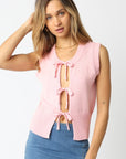Gorgina Tie Knit Shirt