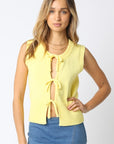 Gorgina Tie Knit Shirt