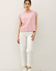 Zia Exposed Seam Top