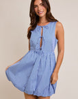 Gina Gingham Tie Dress
