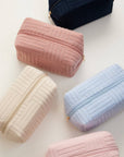 Luxe Terry fabric Makeup Bag -Medium