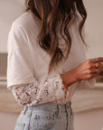 Nadia Lace Layer Tee