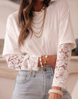 Nadia Lace Layer Tee