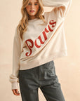 Paris Patch Front Sweatshirt