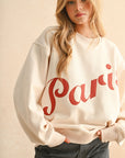 Paris Patch Front Sweatshirt