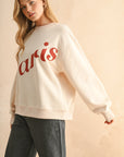 Paris Patch Front Sweatshirt
