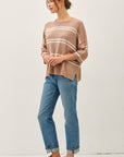 Dina Striped Sweater Top