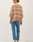 Dina Striped Sweater Top