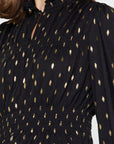 Malina Metallic Blouse