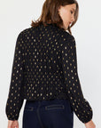 Malina Metallic Blouse