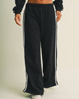 Side Stripe Low Waist Sweatpant