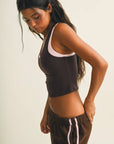 Double Layered Racerback Tank Top