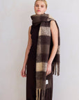 The Reykjavik Scarf Brown Check