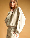 Sweetness Embroidered Sweatshirt