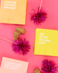 Life of the Fucking Party - Colorful Cocktail Napkins