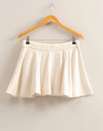Rae Flowy Fleece Skort