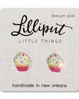 Birthday Cupcake Earrings