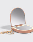 Terracotta Compact Mirror Keychain