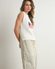 Finias Flag Print Sweater