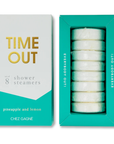 Time Out Shower Steamers - Pineapple Lemon - Set of 8 Tabs