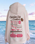 Chocolate Chip Cookie Recipe Embroider Hoodie