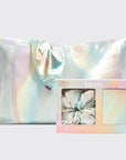 Holiday Satin Pillowcase and Pillow Scrunchie 2pc - Aura